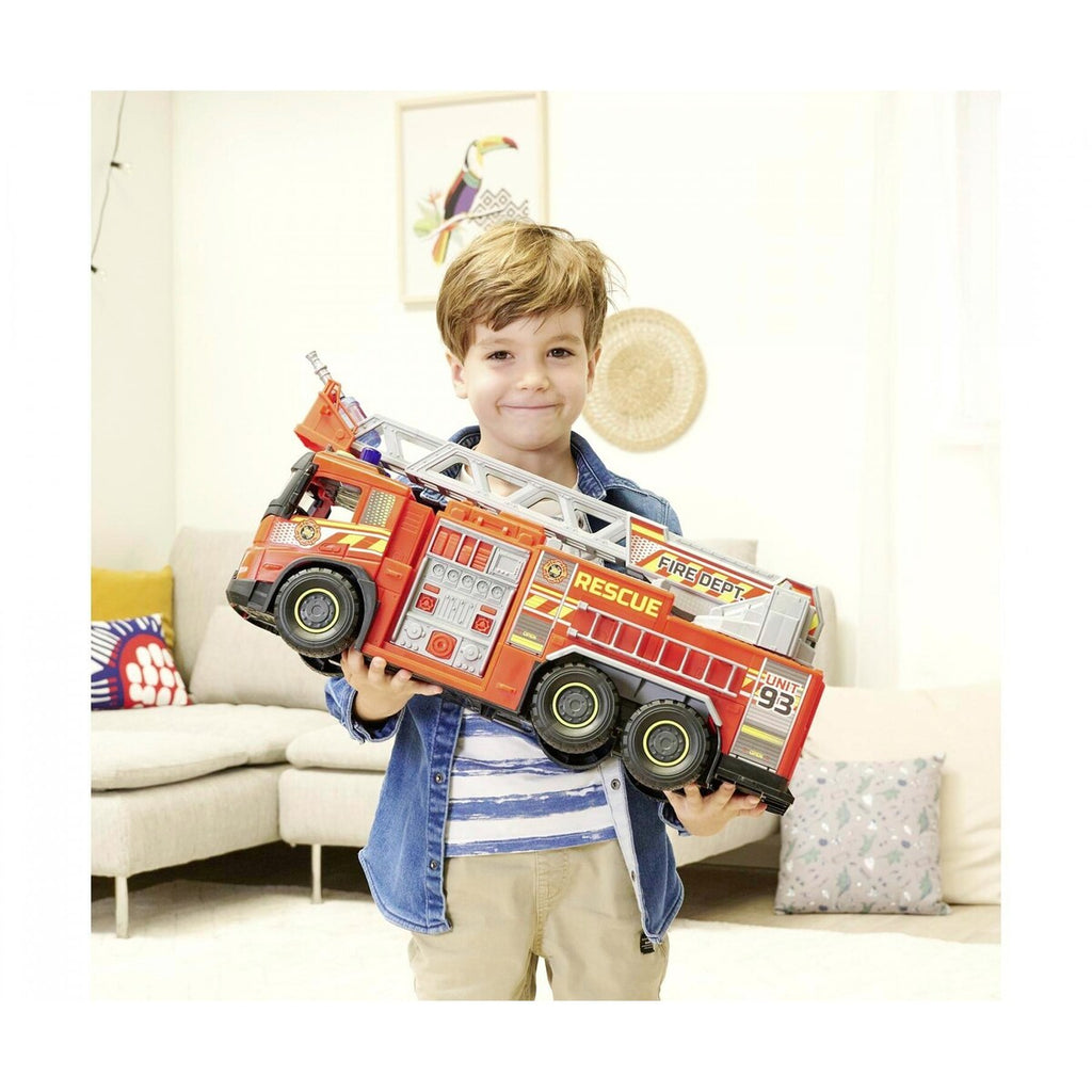 Lys- og lydeffekter på Brannbil Giant Fire Truck 57 cm