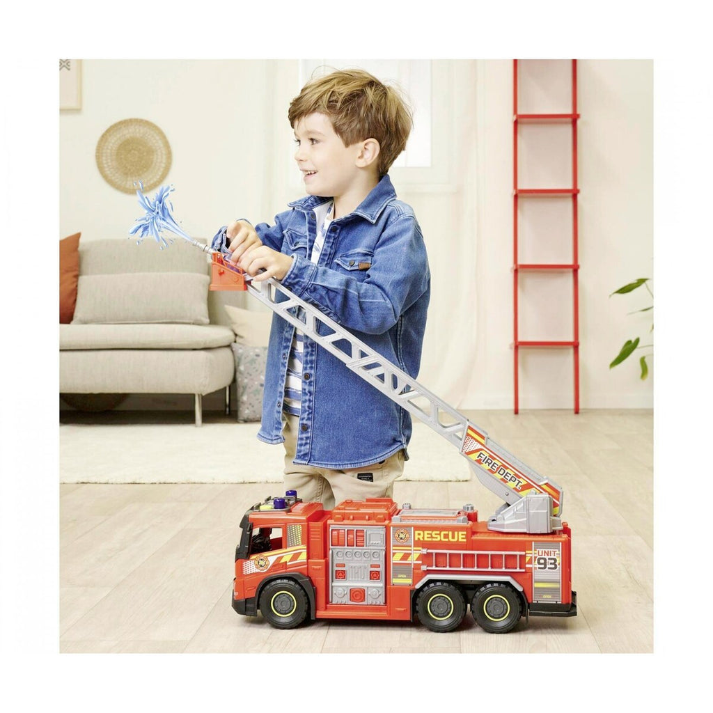 Brannbil Giant Fire Truck 57 cm med lys og lyd samlet lek