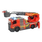 Brannbil Scania med dreiestige, lyd og lys 35 cm forfra