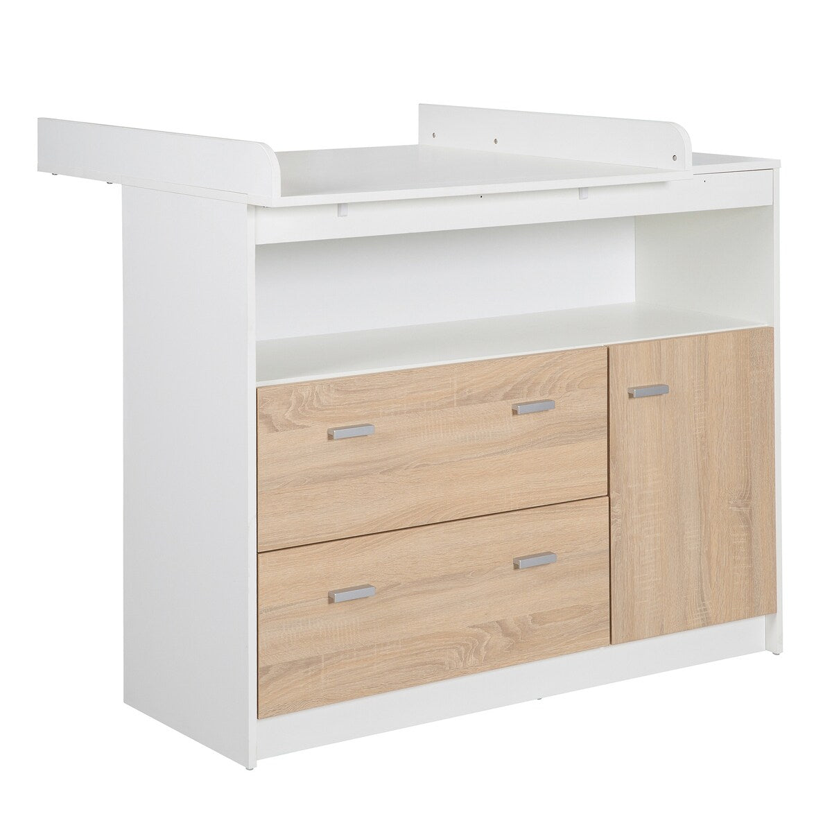Bred stellekommode Gabriella 98x117 cm avtagbar topp forfra