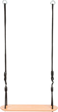 Bretthuske XL Black Line massivt tre med svarte tau forfra