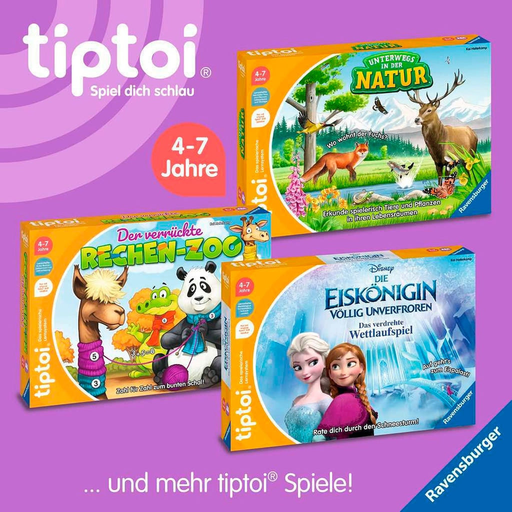 Brettspill Disney Frost det gale kappløpet med tiptoi-stift integrasjon