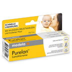 Montert tube Brystvortesalve Purelan 37 g med 100 % lanolin med skrukork