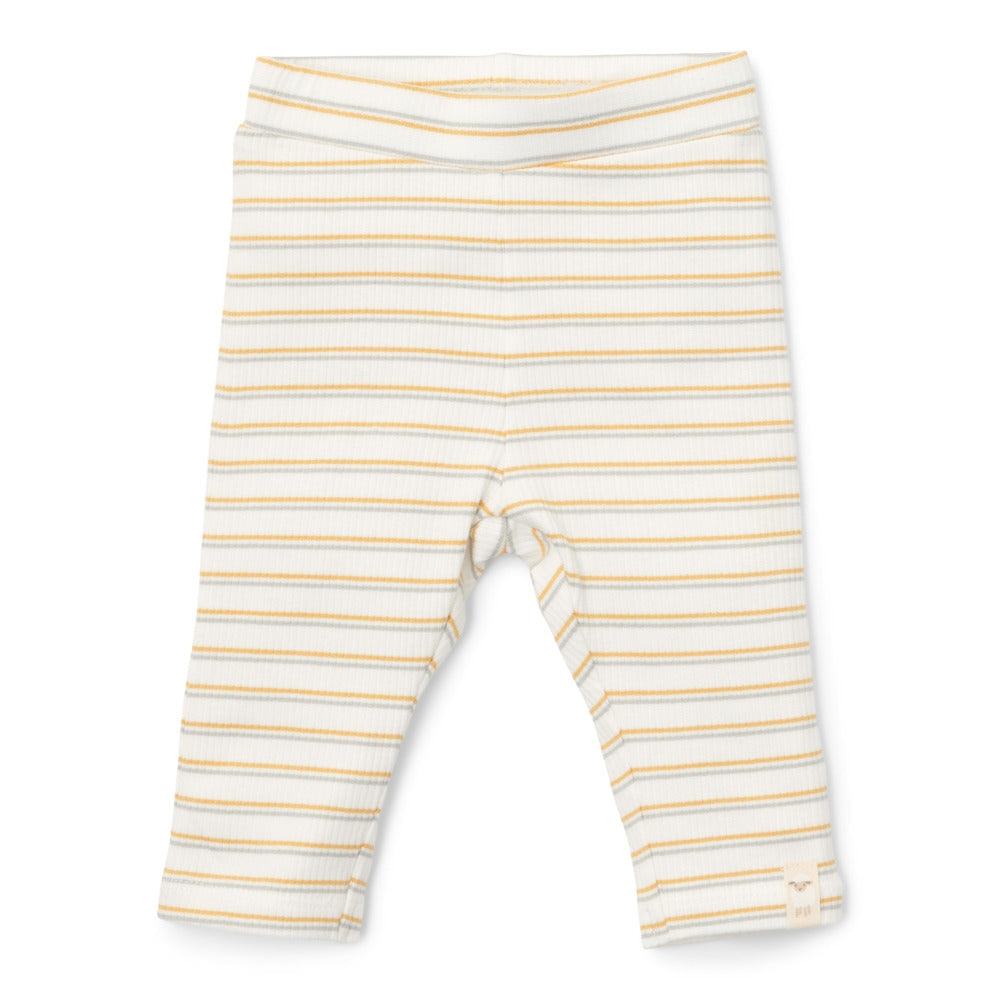 Bukse Multi Stripe økologisk bomull str. 68 - Little Dutch forfra