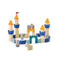Byggeklosser i tre slott 40 deler - PlanToys forfra