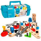 Byggekoffert 49 deler fra 3 år - BRIO Builder forfra