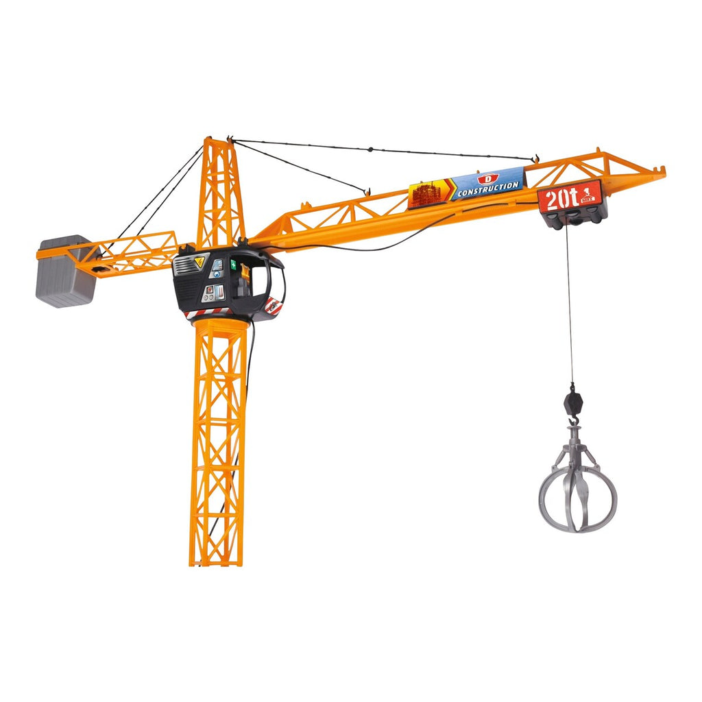 Sideprofil av Byggekran Mega Crane 120 cm med kabelfjernstyring