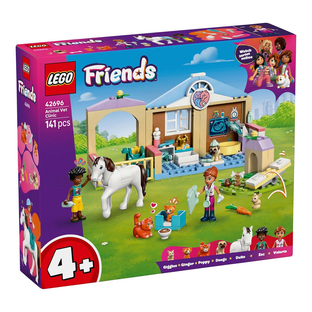 Byggesett dyreklinikk 141 deler fra 4 år - LEGO Friends forfra