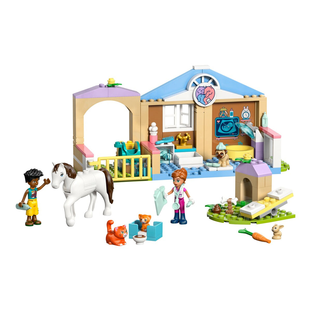 Byggesett dyreklinikk 141 deler fra 4 år - LEGO Friends bakside