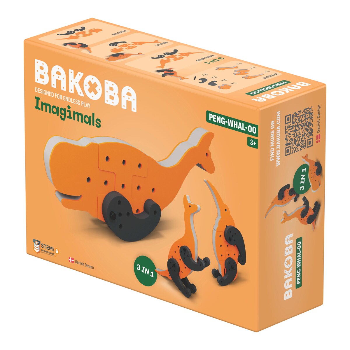 Byggesett Peng-Whal-Oo 3in1 EVA-skum forfra