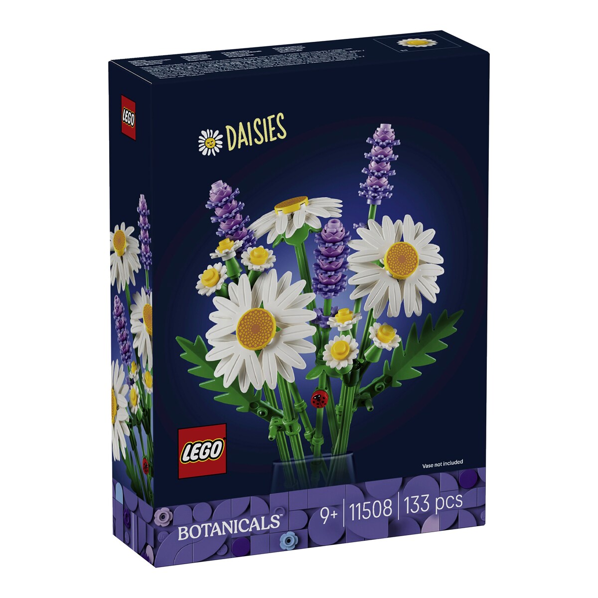 Byggesett prestekrage med marihøne fra 9 år - LEGO Botanicals forfra