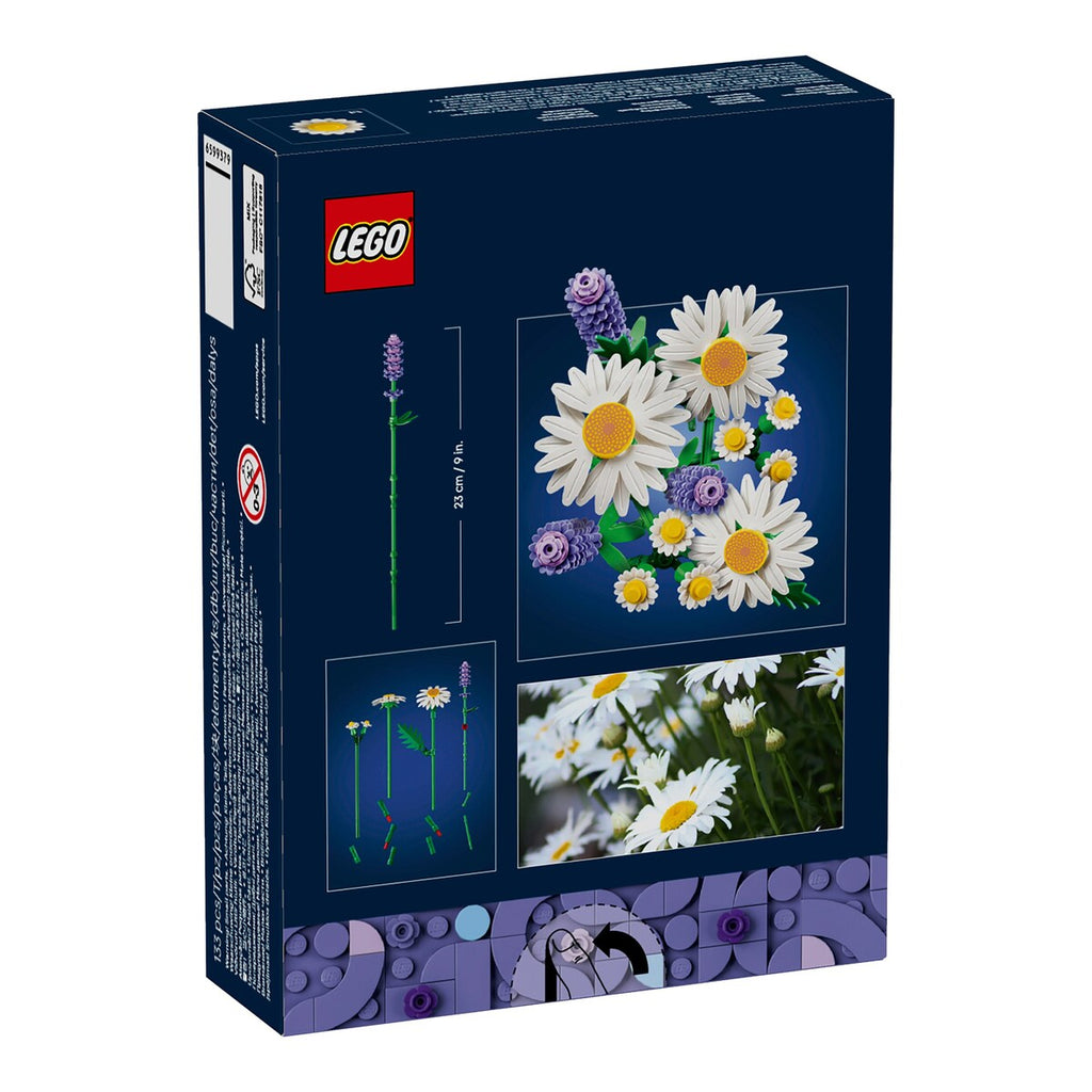 Byggesett prestekrage med marihøne fra 9 år - LEGO Botanicals nærbilde av marihøne