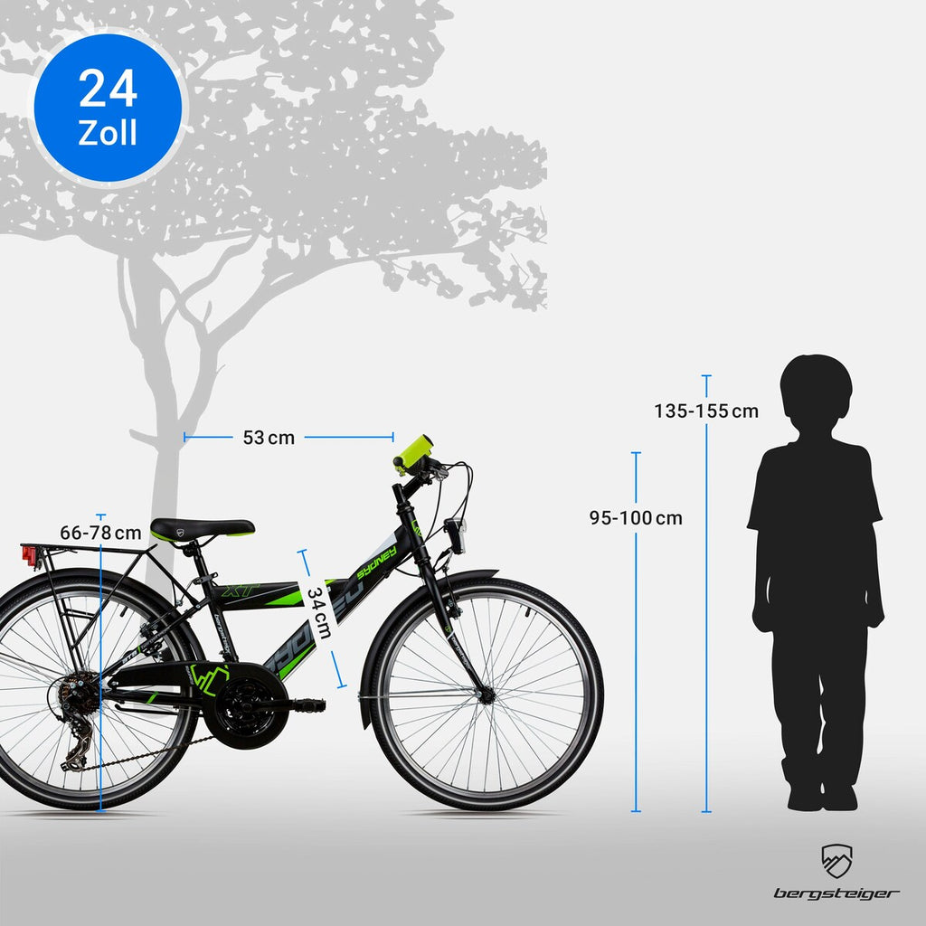 Bysykkel Sydney 20/24 tommer for barn med Y-ramme profil