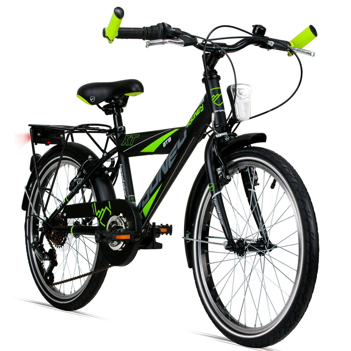 Bysykkel Sydney 20/24 tommer for barn med Y-ramme med refleks på dekk