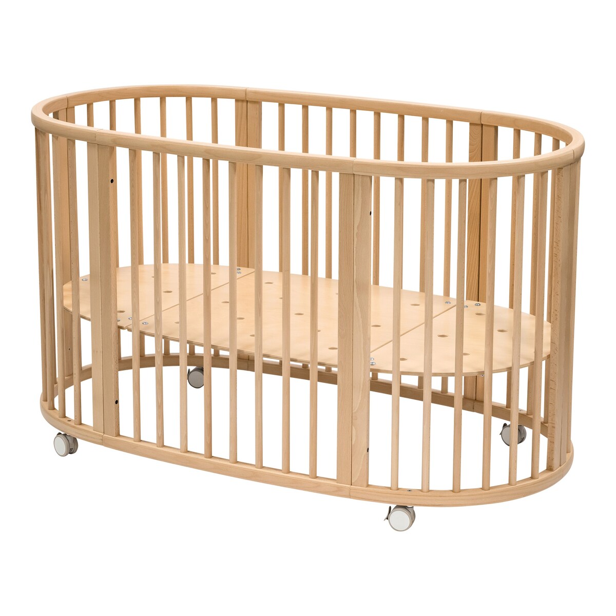 Babyseng Sleepi i bøk 141x74 cm opptil 5 år - Stokke