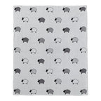 Strikket babyteppe bomull 80x100 cm - BORNINO HOME