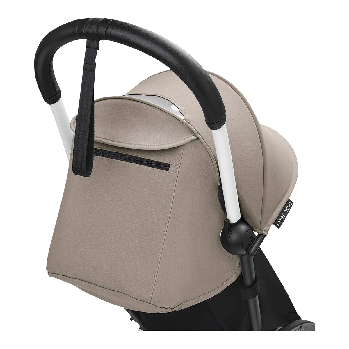 Pakke Tripp Trapp barnestol inkl. YOYO3 stell svart & tekstilsett 6+ taupe - Stokke