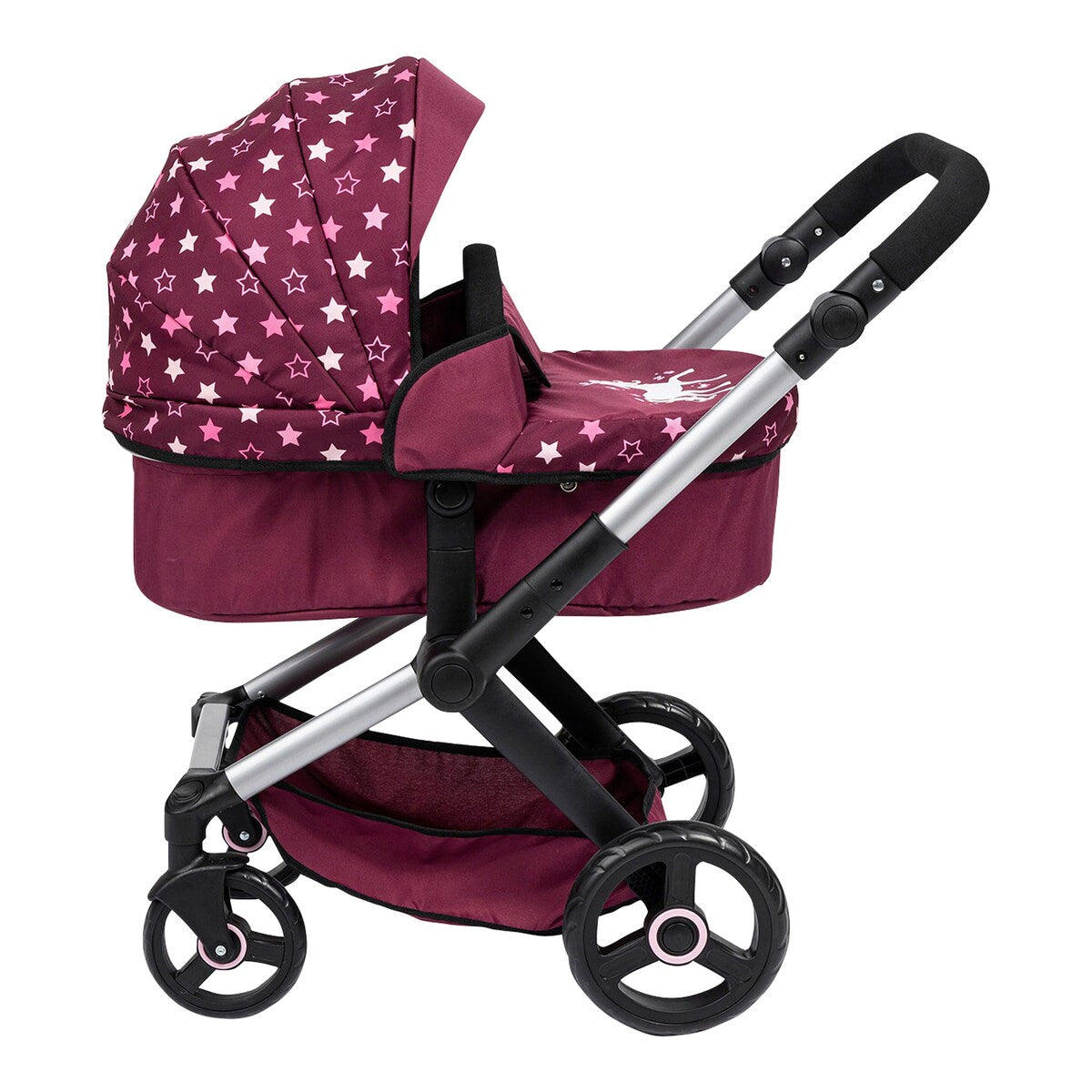 Kombi-dukkevogn Xeo med sportssete og justerbart håndtak fra 3 år - Bayer Design
