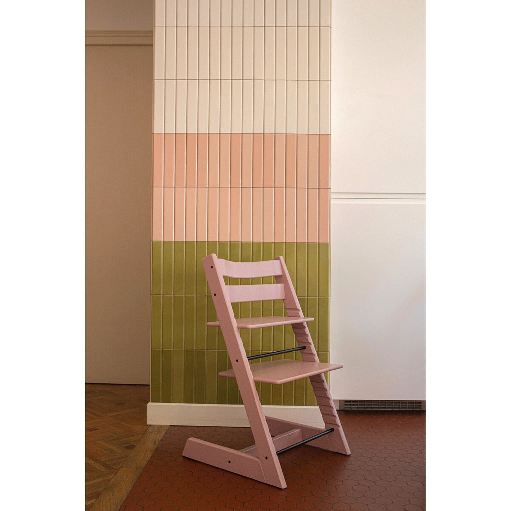 Tripp Trapp barnestol med sitepute Nordic Grey og babysett - Stokke