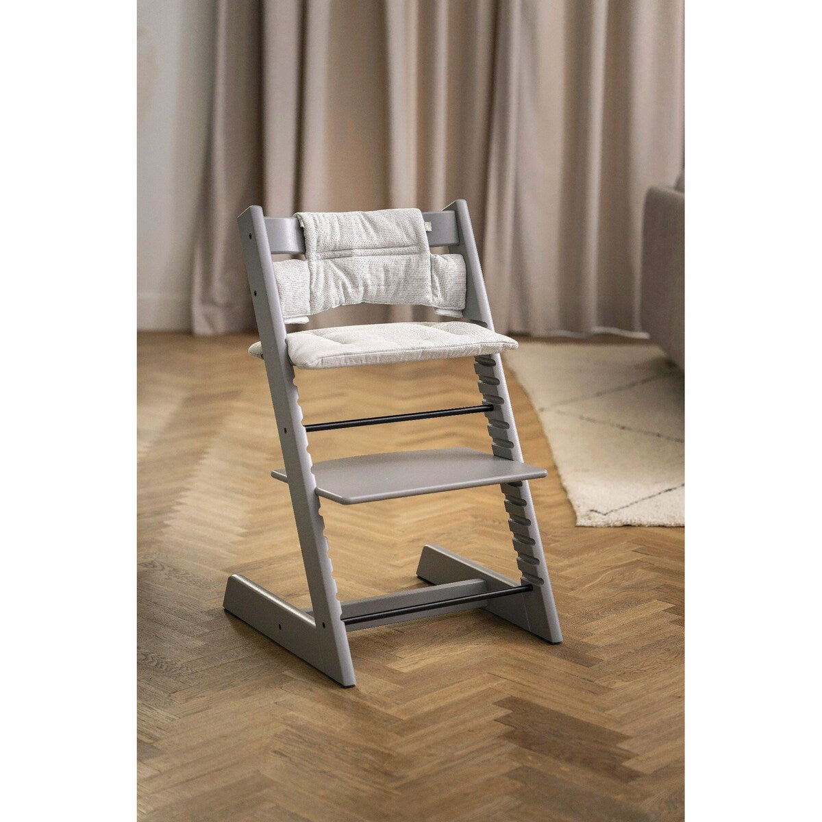 Tripp Trapp trappestol bøk med gravering 78 cm - Stokke