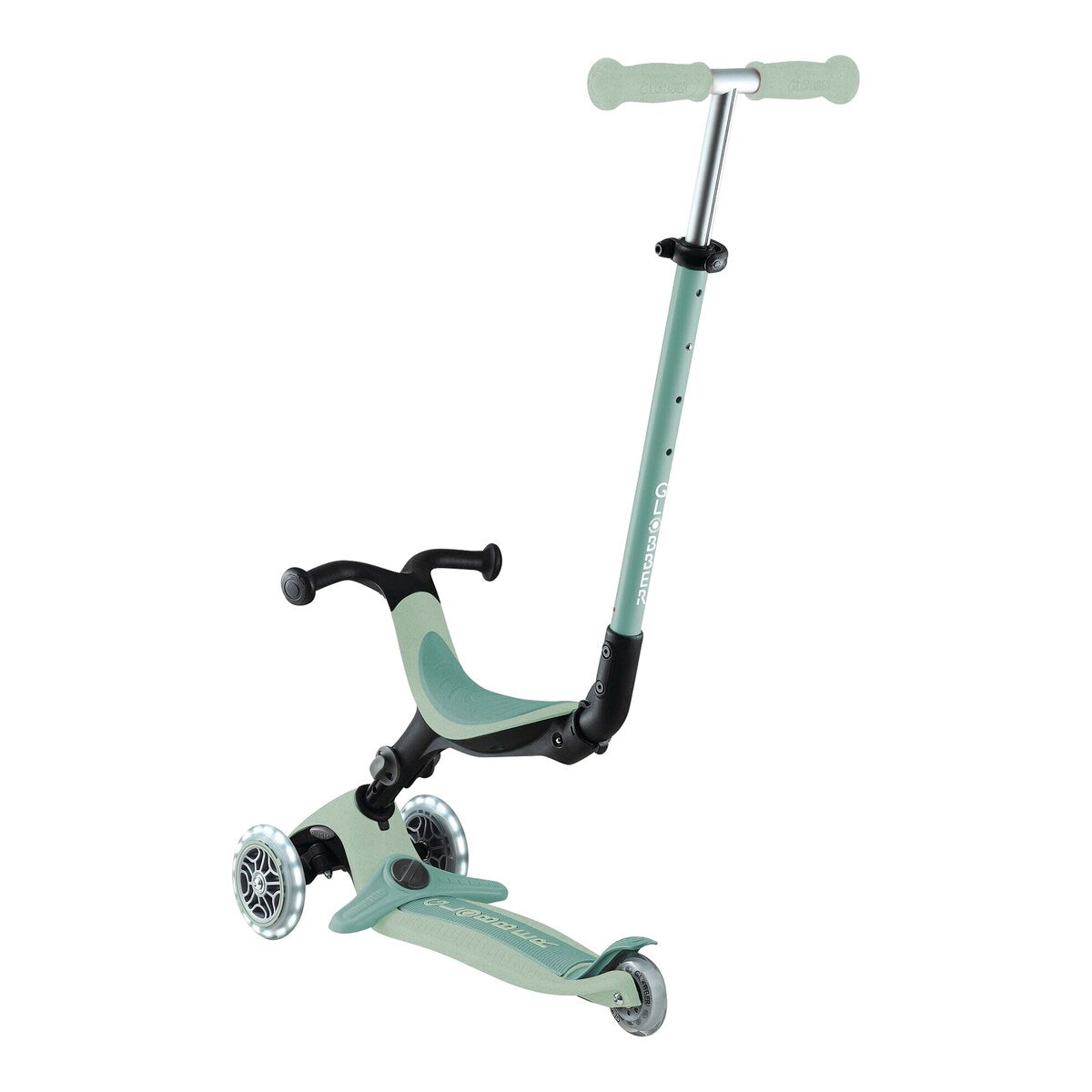 Sparkesykkel 3-i-1 Go-Up Active ECO med lyshjul fra 15 mnd - Globber