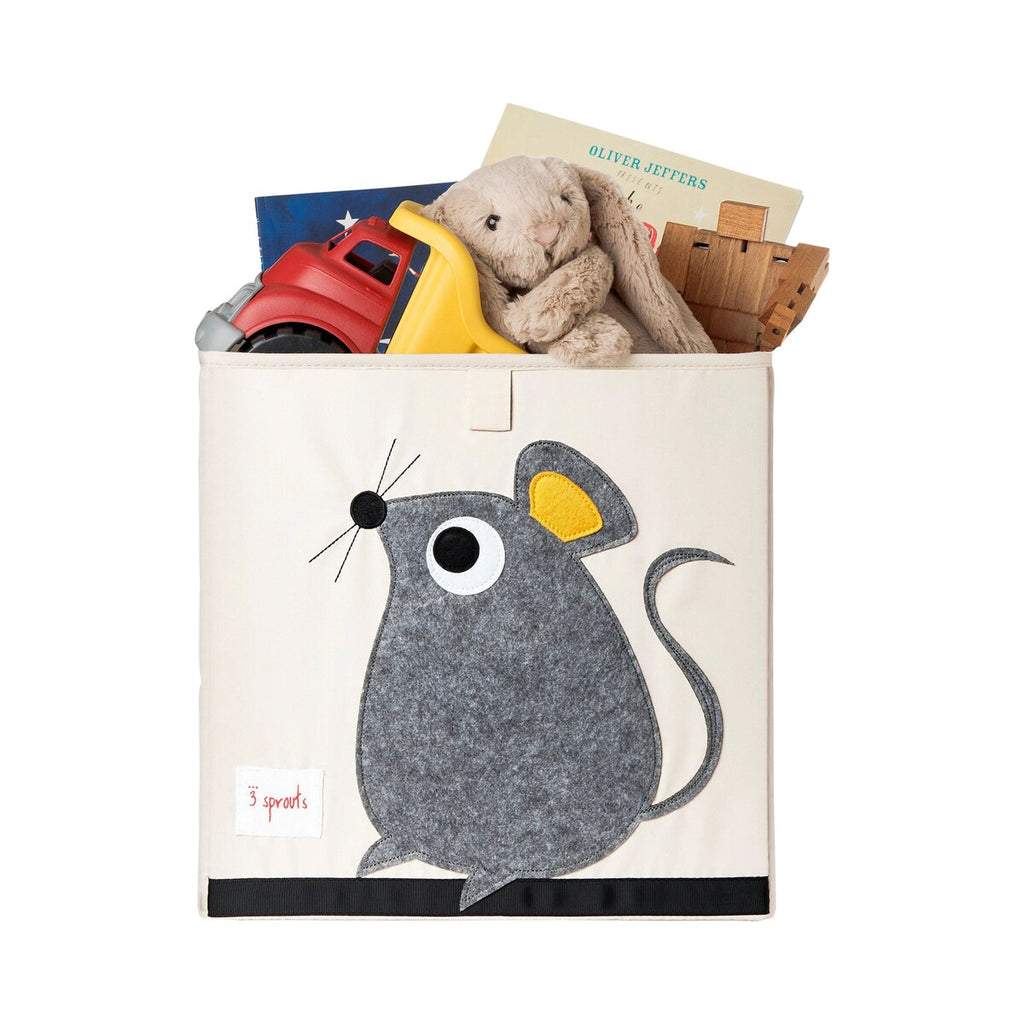Oppbevaringsboks sammenleggbar 33x33x33 cm polyester - littleworld