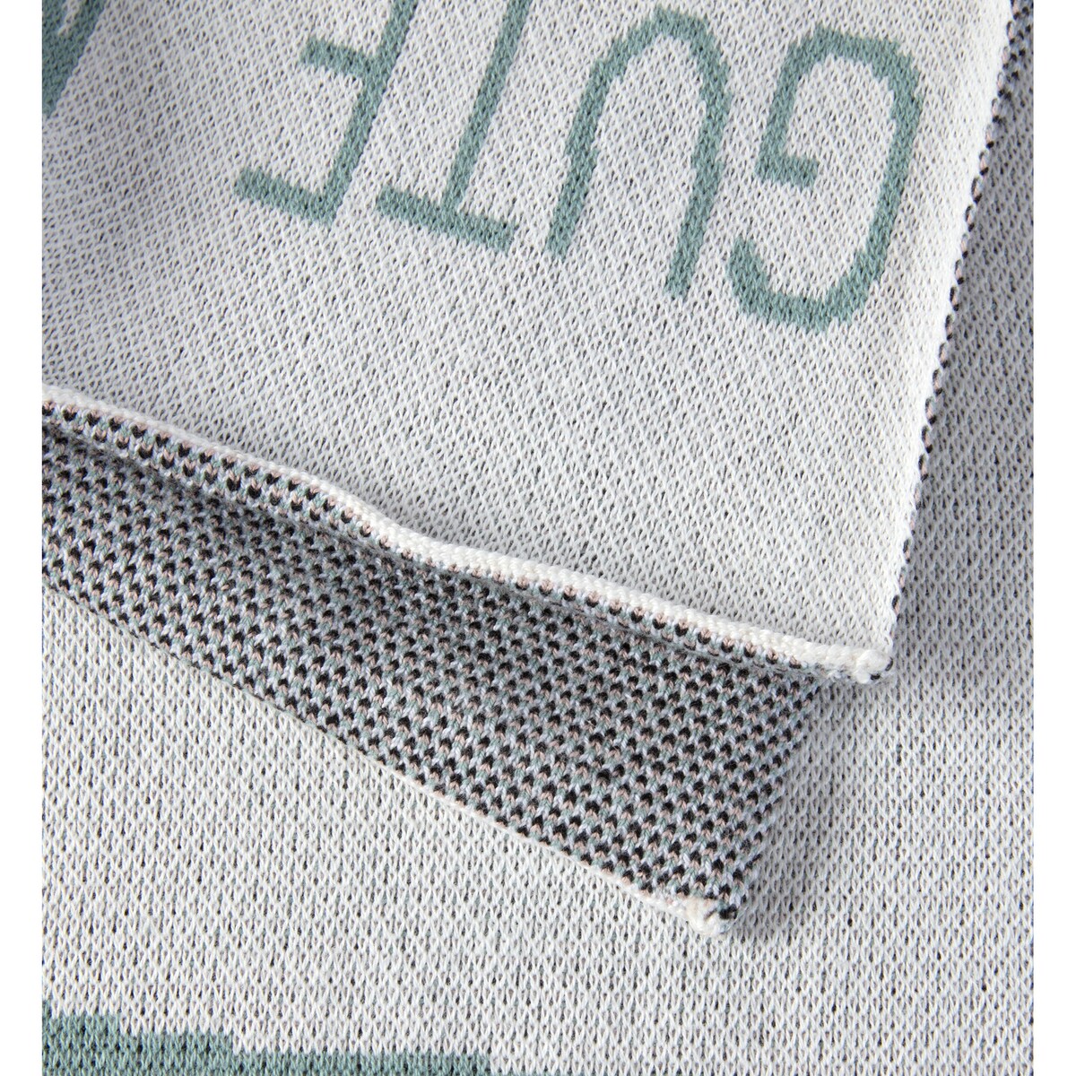 Strikket babyteppe bomull 80x100 cm - BORNINO HOME