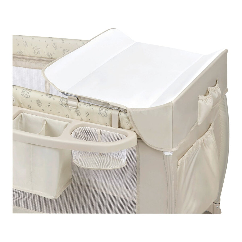 Reiseseng Sven Plus 2-i-1 med stelletopp og baldakin 127x71 cm - Lionelo