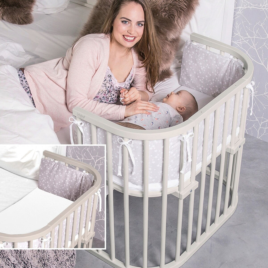 Bedside crib Original 81x43 cm massiv bøk - babybay