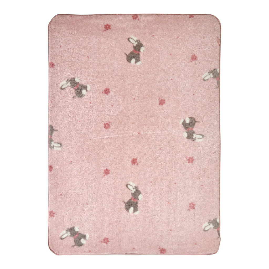 Babyteppe i plysj med andemotiv 75x100 cm - Sterntaler