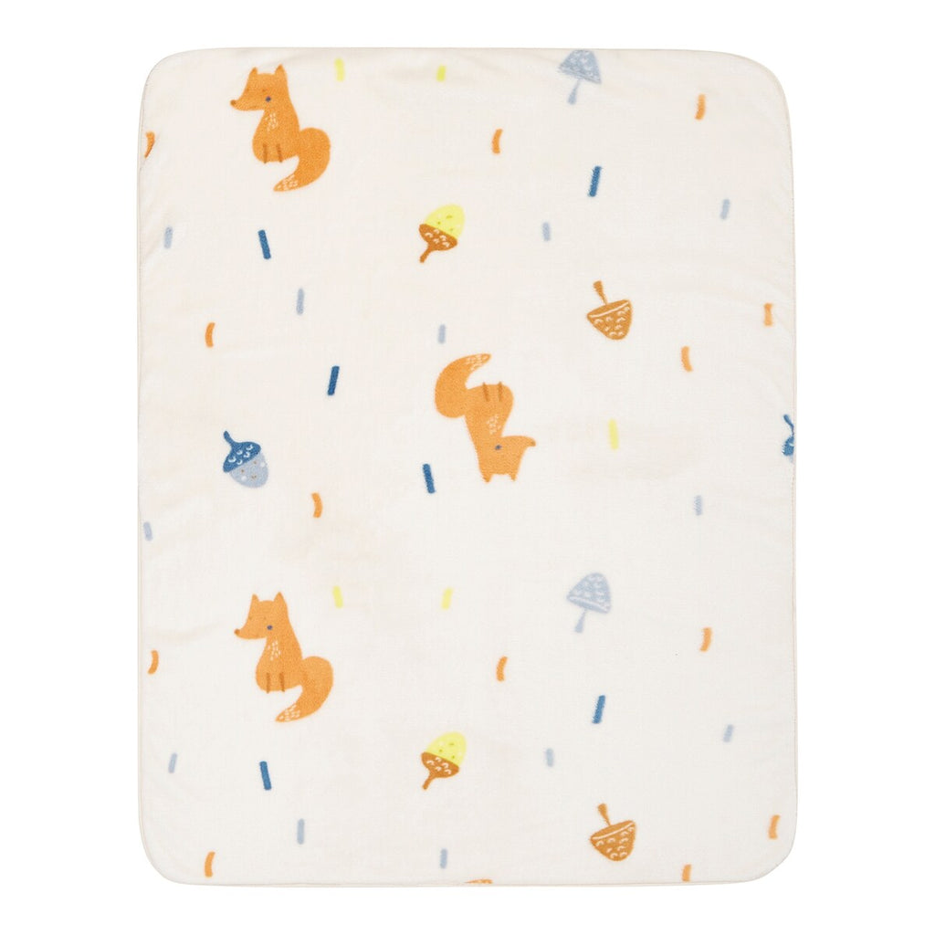 Babyteppe i plysj med andemotiv 75x100 cm - Sterntaler