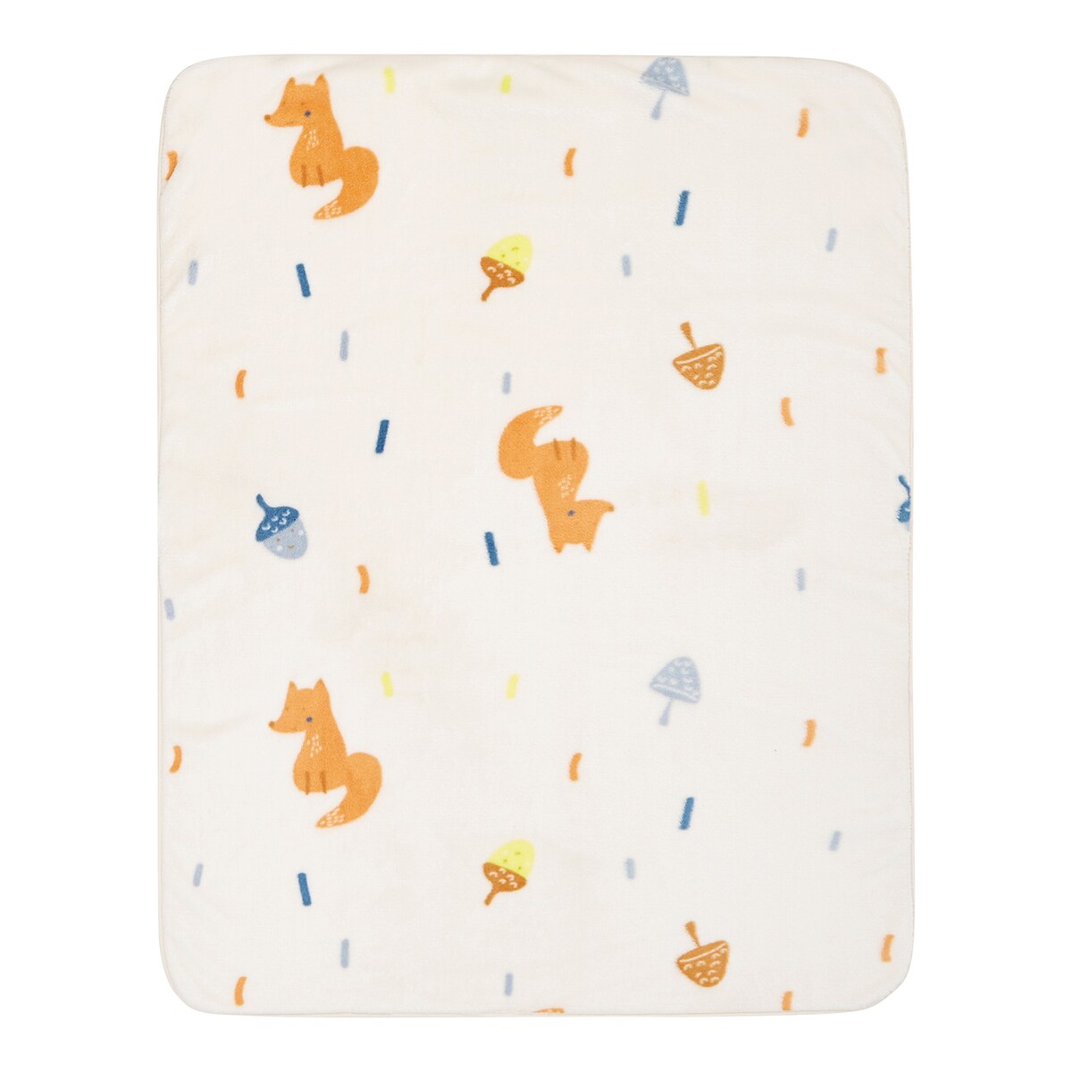 Babyteppe i plysj med andemotiv 75x100 cm - Sterntaler
