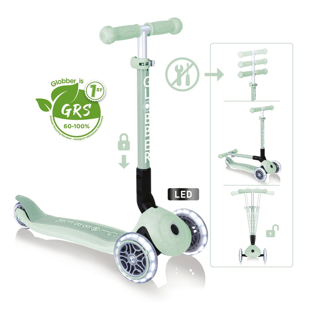 Sparkesykkel Junior Foldable Lights ECO fra 2 år - Globber