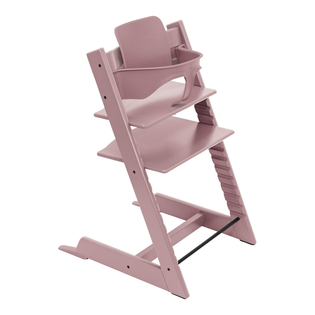 Tripp Trapp barnestol med sitepute Nordic Grey og babysett - Stokke