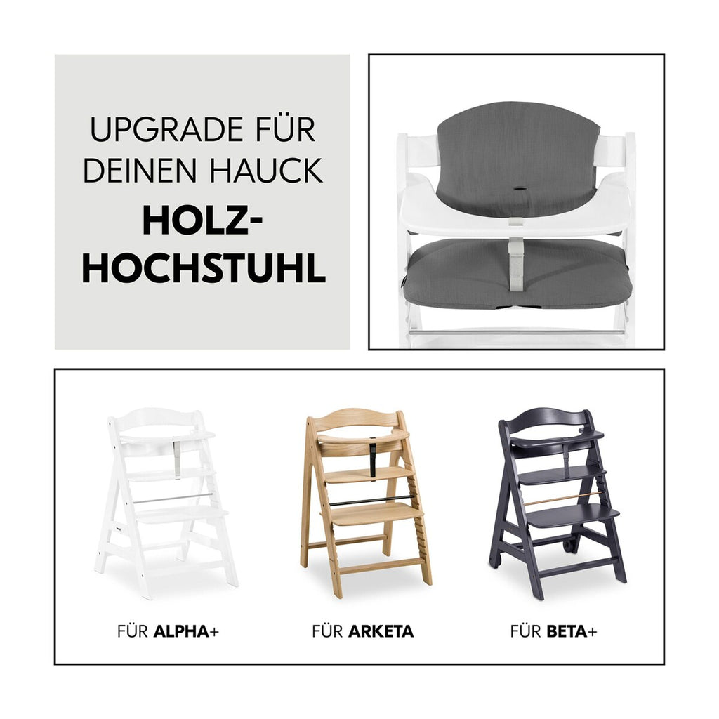 Sittepute Select musselin for Alpha+ barnestol, 2-delt - Hauck