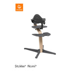 Babysett for Nomi barnestol fra 6 mnd med glidebeskyttelse - Stokke
