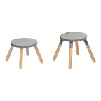 Multifunksjonsbord MuTable V2 med trestol, 3 høyder - Stokke