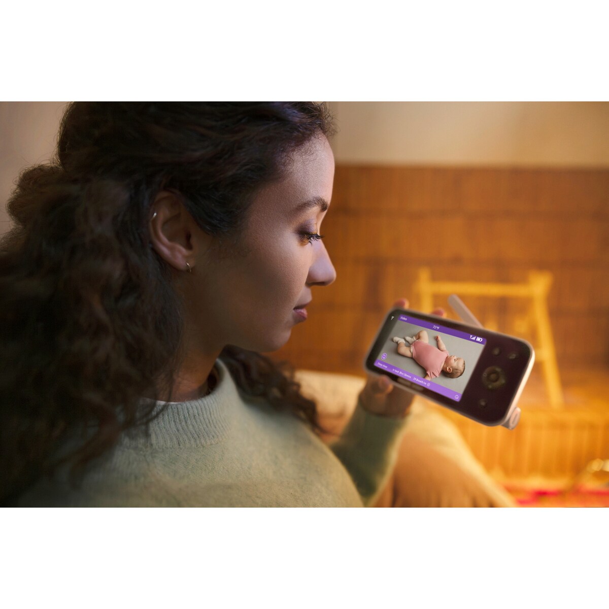 Babycall Premium Connected SCD971/26, 5" HD-skjerm - Philips Avent