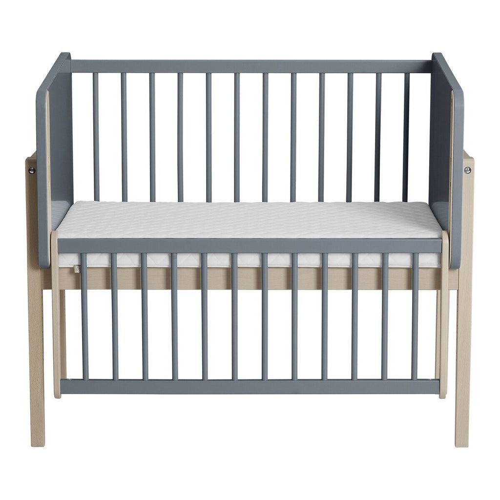 Bedside crib Little Cloud massivtre 90x50 cm liggeplass - PAIDI