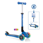 Sparkesykkel Junior med LED-lyshjul fra 24 mnd - Globber
