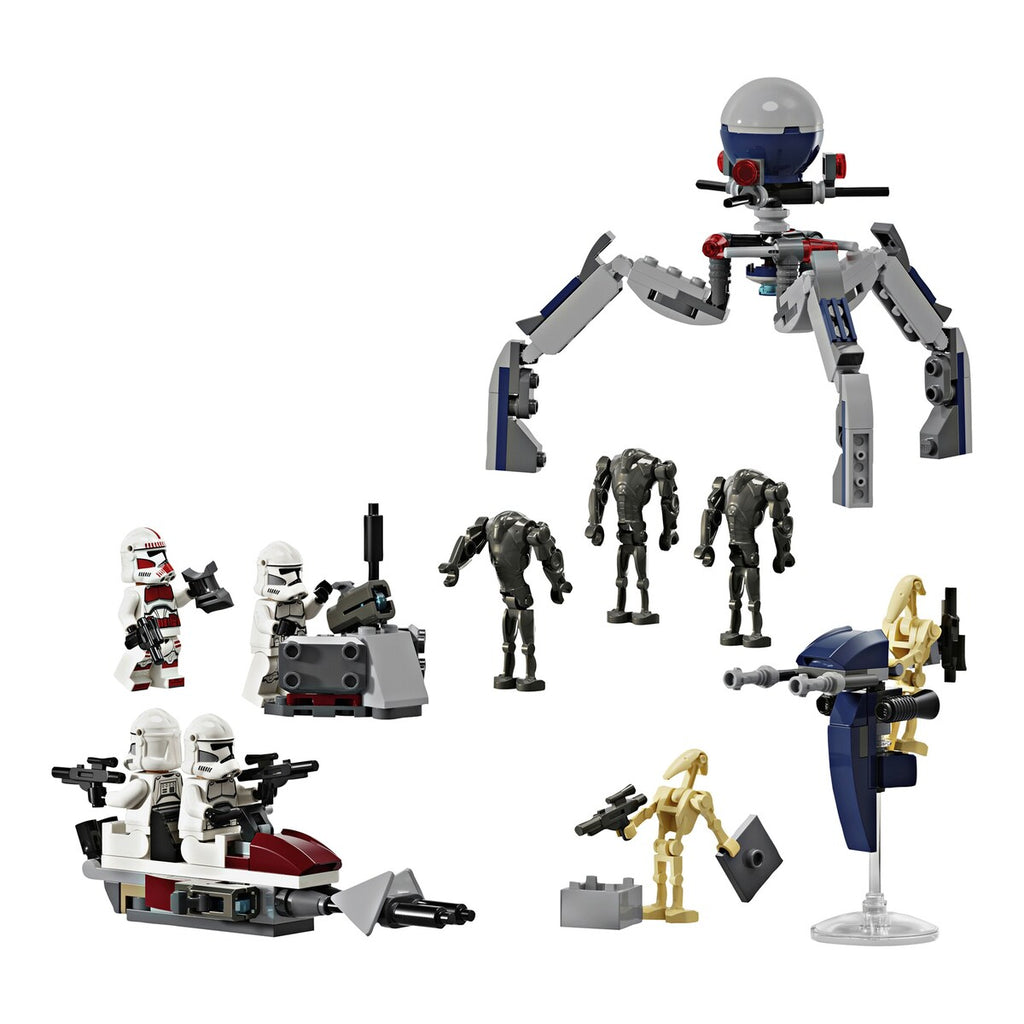 Clone Trooper™ & Battle Droid™ Battle Pack bakside