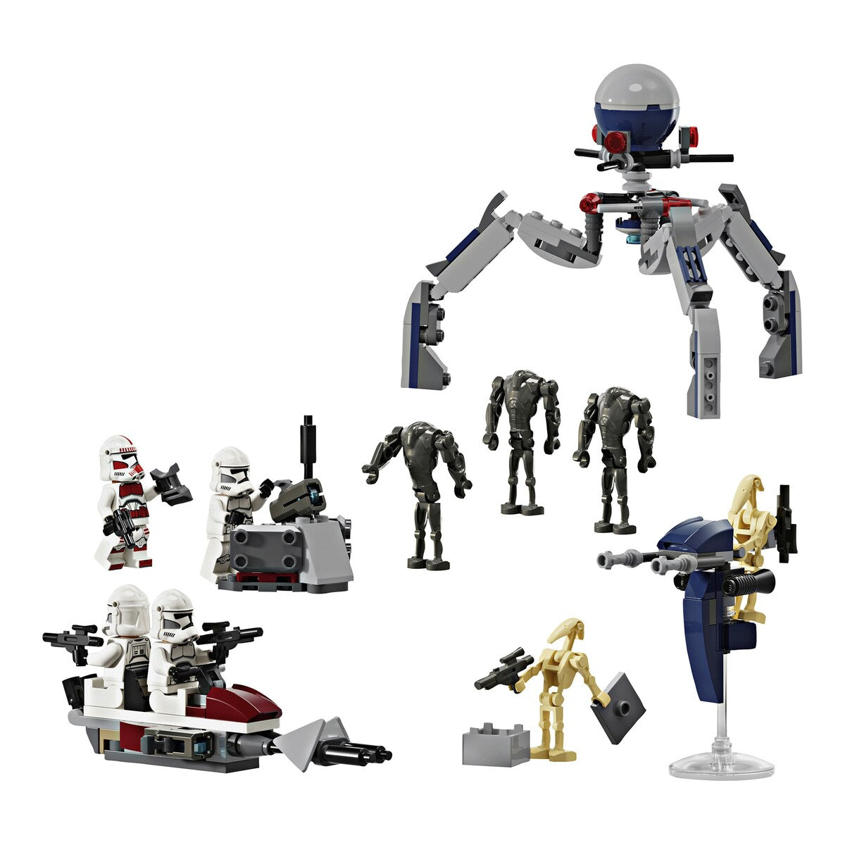 Clone Trooper™ & Battle Droid™ Battle Pack bakside