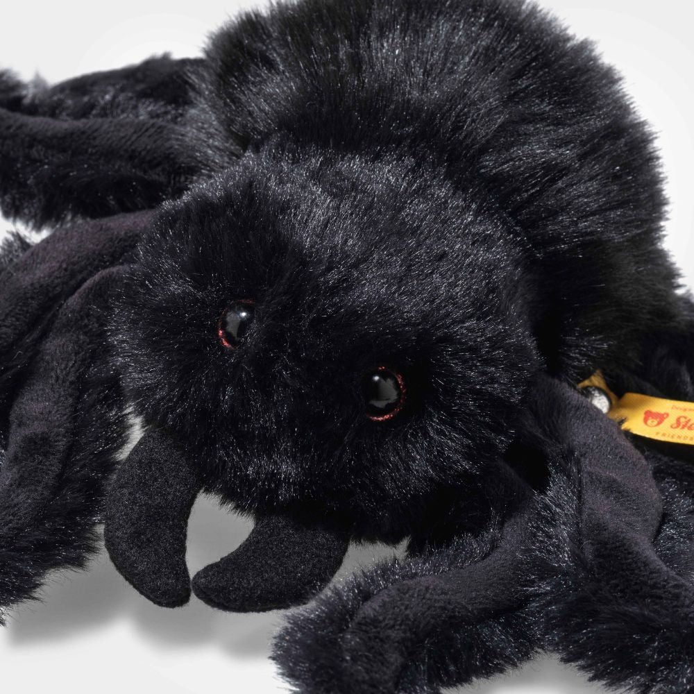 Cobweb edderkopp kosedyr 14 cm detalj av øyne