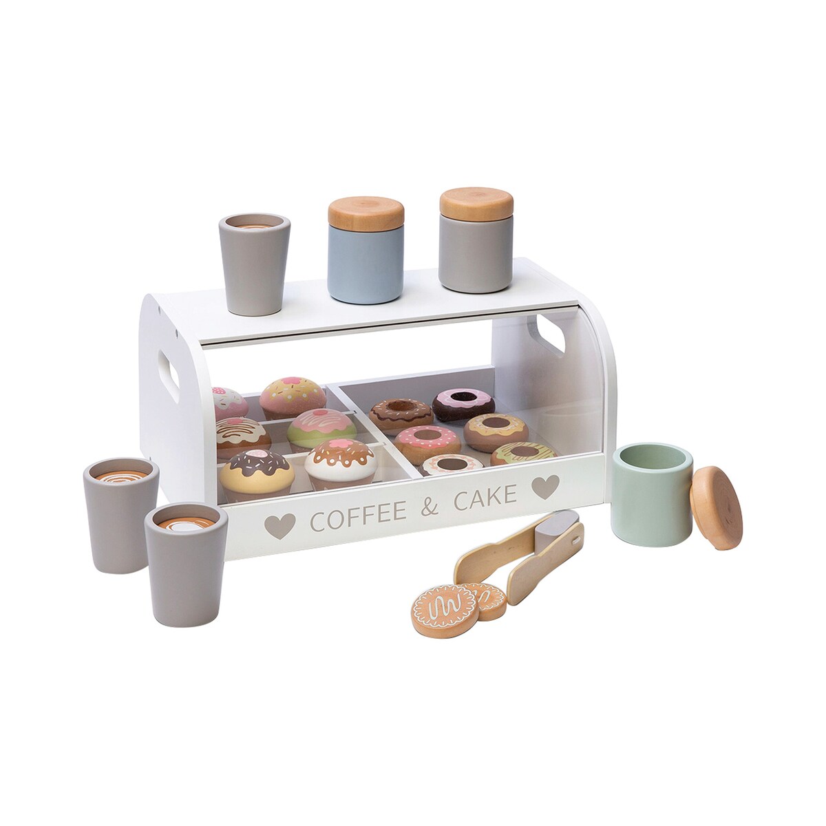Coffee & Cake Box Vanilla lekesett i tre forfra