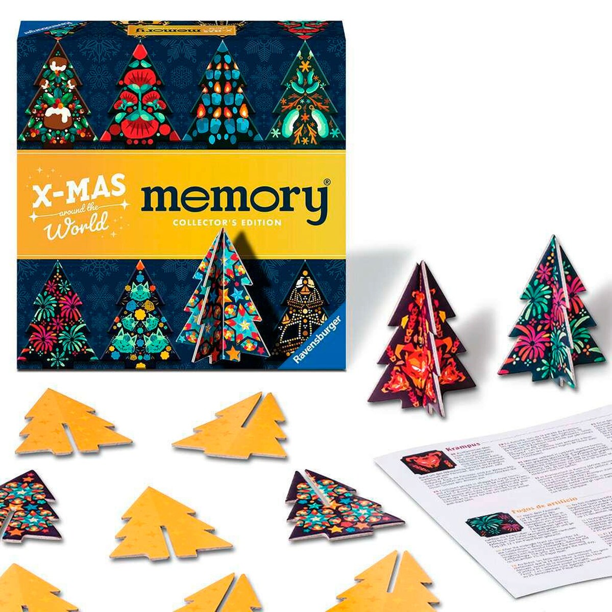 Montert 3D-juletrær fra Collector's memory® jul juletrær-kort