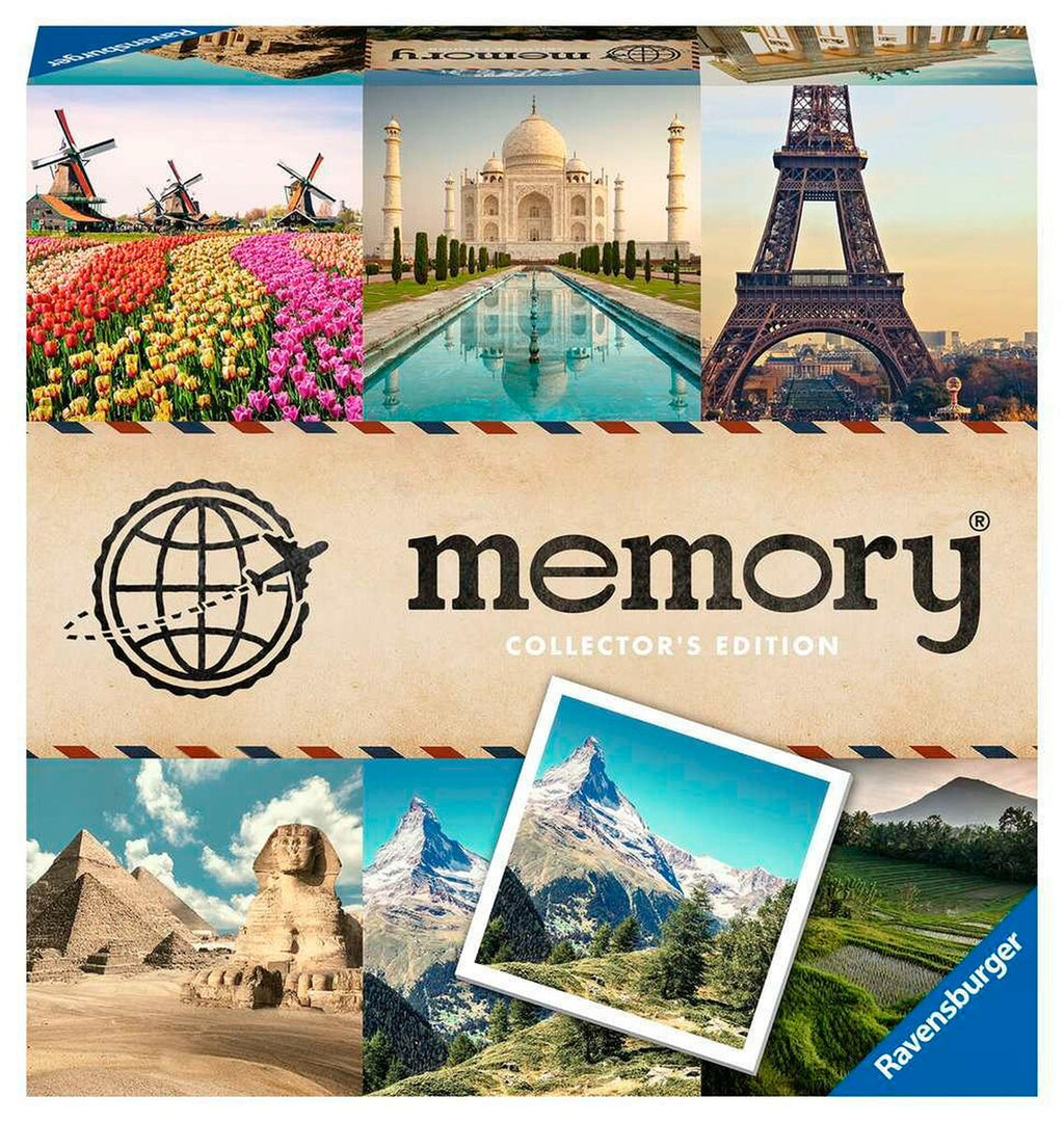Collector's memory® reisemål 32 kortpar 2-8 spillere forside