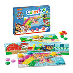 Colorino farge-stikkespill PAW Patrol bakside med spillmaler