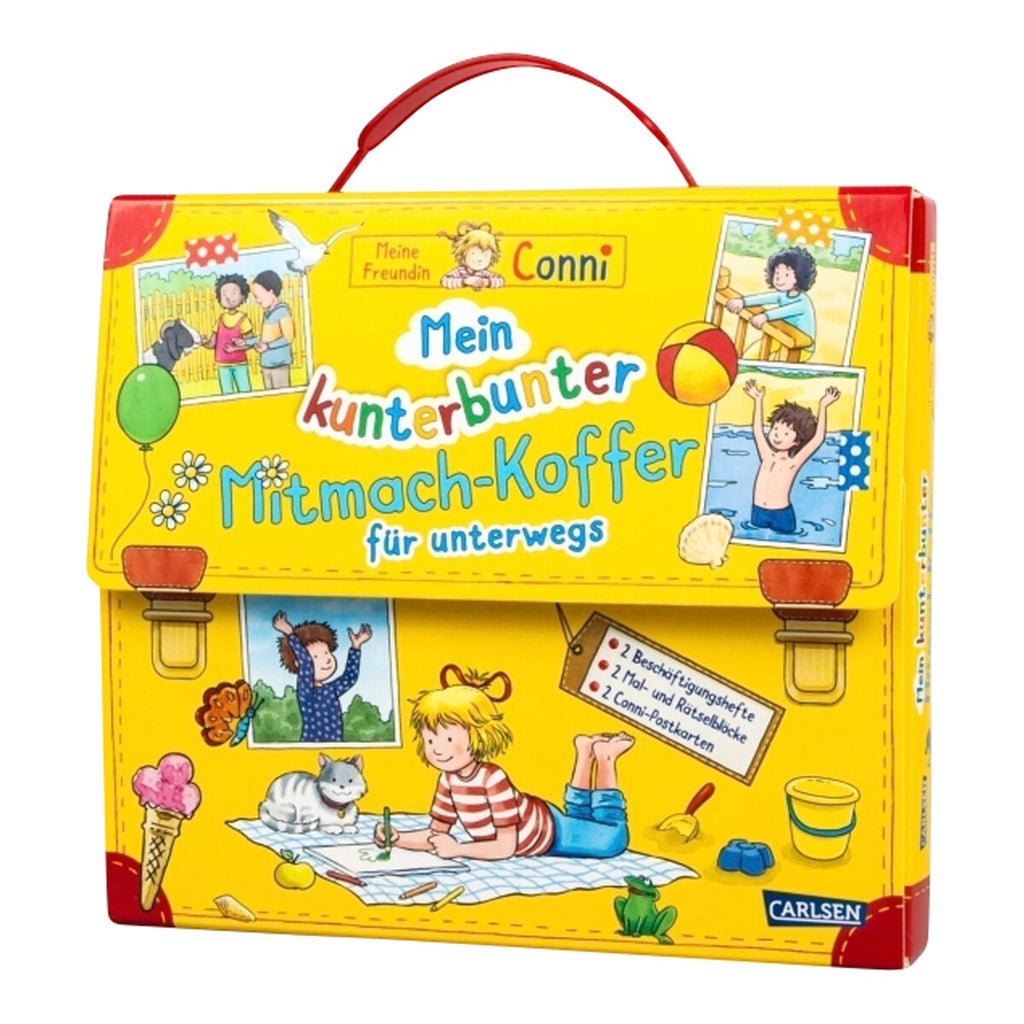 Conni aktivitetskoffert for reisen forfra