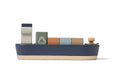 Containerskip i tre med magnetlasting 25 cm forfra