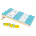 Cornhole og Sling Puck spill 13 deler i tre - small foot forfra